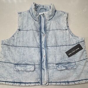 Marc New York Textured Light Blue Vest